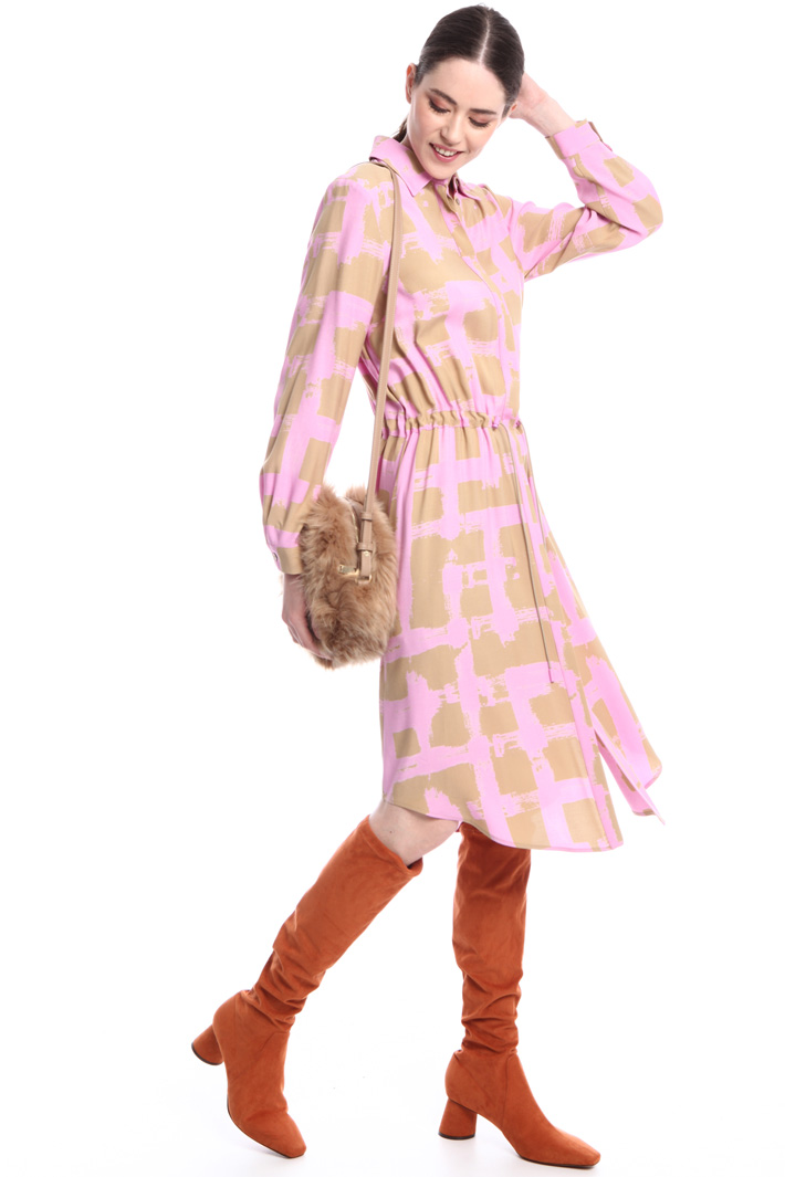Sablé chemisier dress Intrend Sablé chemisier dress Intrend