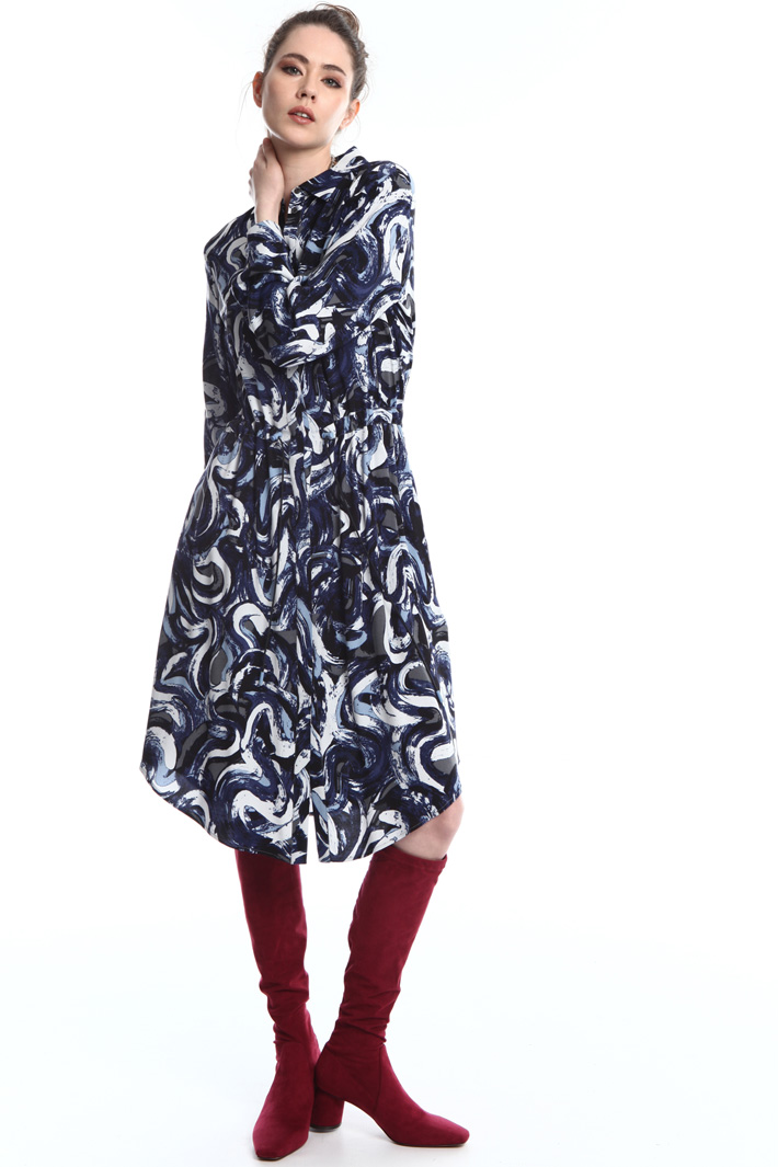 Sablé chemisier dress Intrend Sablé chemisier dress Intrend
