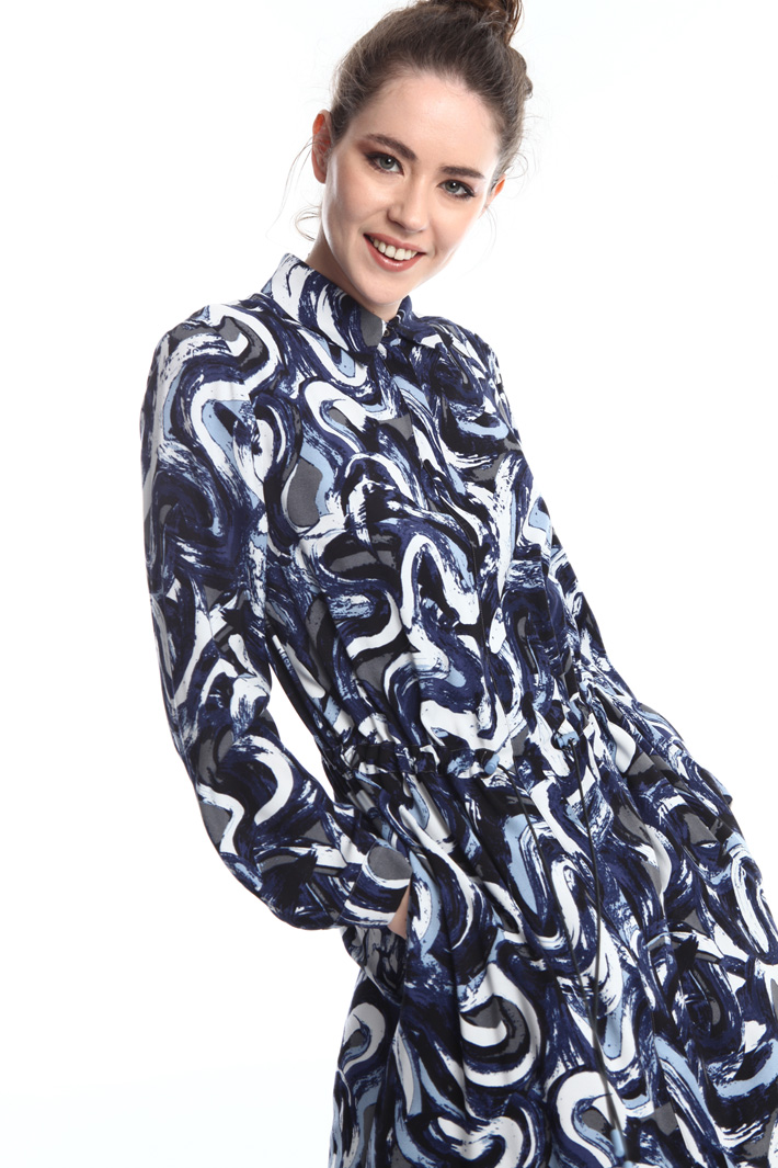 Sablé chemisier dress Intrend Sablé chemisier dress Intrend