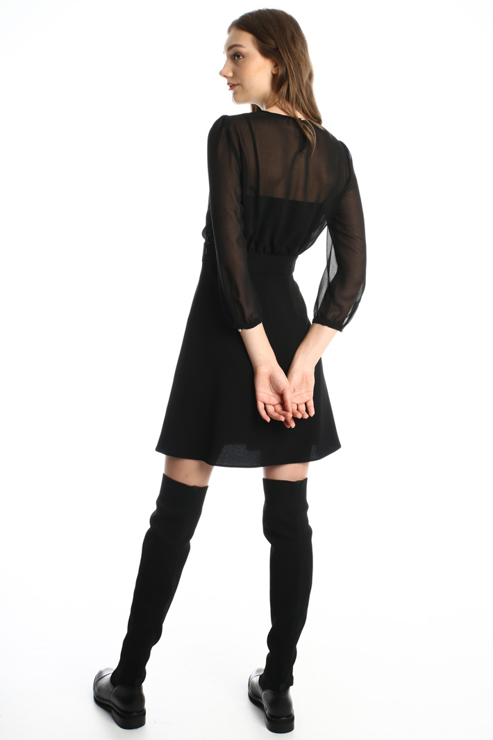 Georgette and sablé dress Intrend Georgette and sablé dress Intrend