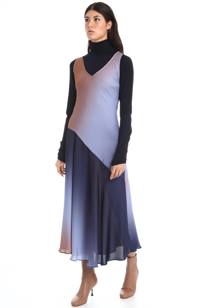 Abito in twill con drappeggio Intrend Abito in twill con drappeggio Intrend