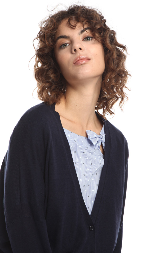 Silk and cotton cardigan Intrend Silk and cotton cardigan Intrend