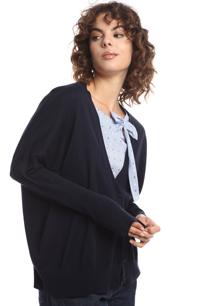 Silk and cotton cardigan Intrend Silk and cotton cardigan Intrend