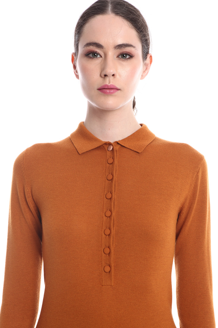 Wool blend polo shirt Intrend Wool blend polo shirt Intrend