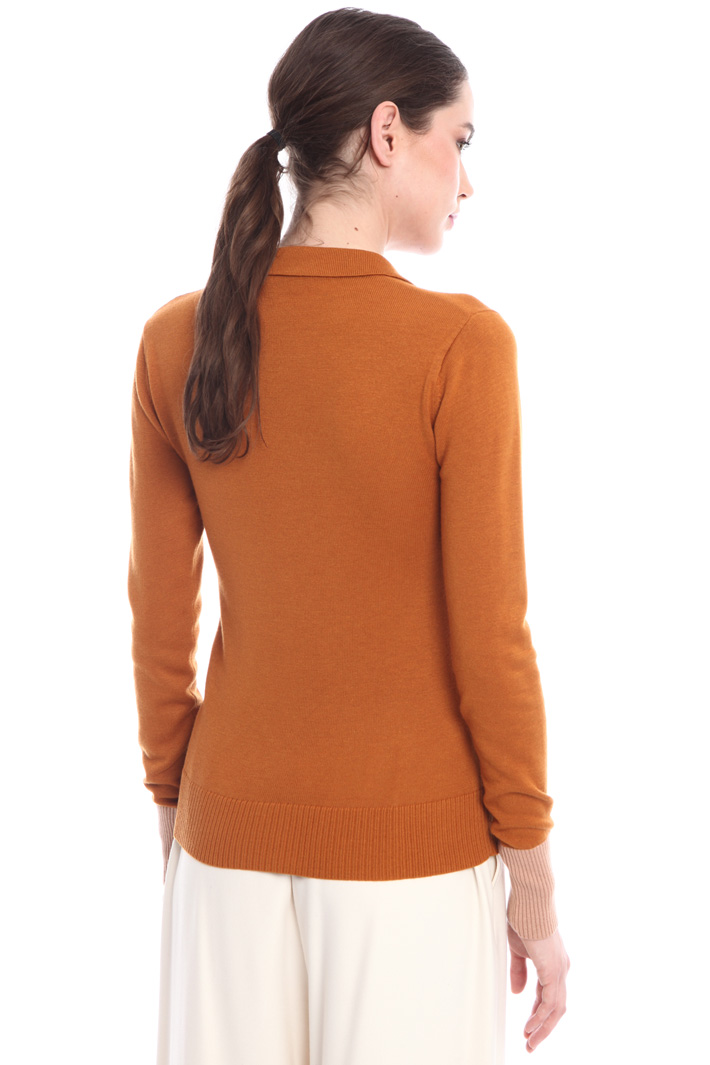 Wool blend polo shirt Intrend Wool blend polo shirt Intrend