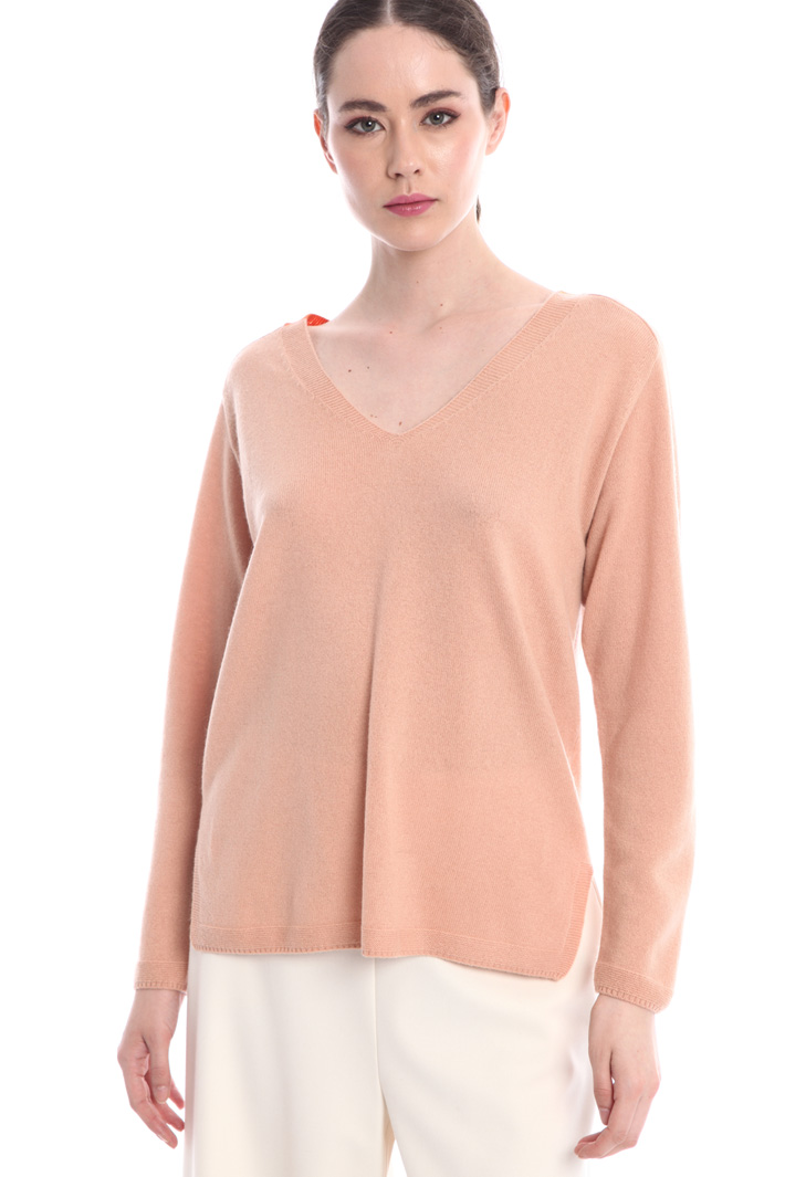 Two-tone sweater Intrend Two-tone sweater Intrend