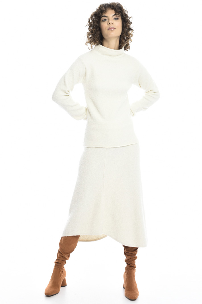 Wool funnel neck sweater Intrend Wool funnel neck sweater Intrend