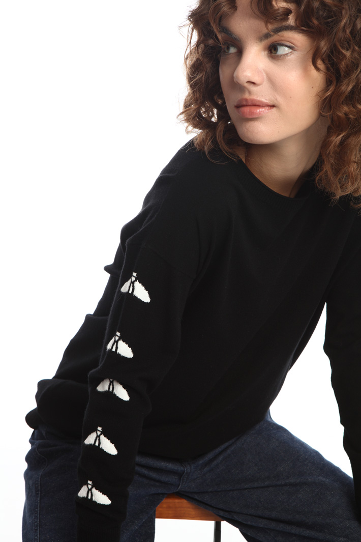 Sweater with intarsia Intrend Sweater with intarsia Intrend