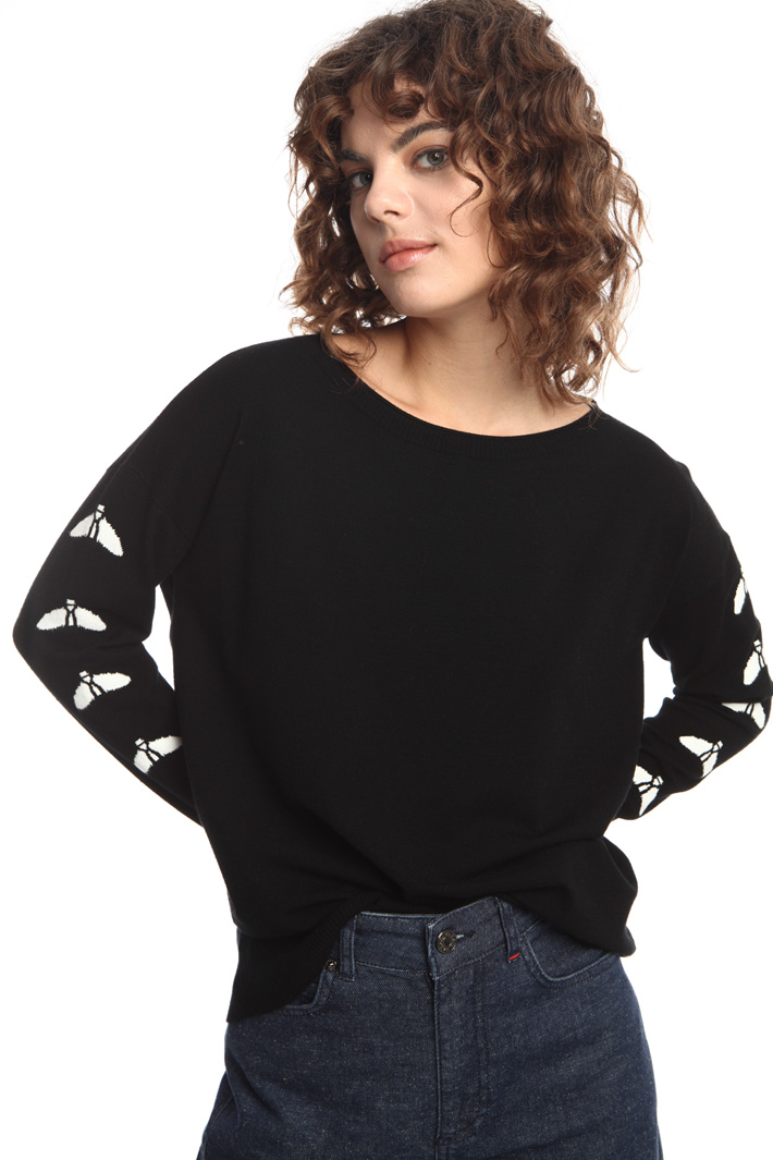 Sweater with intarsia Intrend Sweater with intarsia Intrend