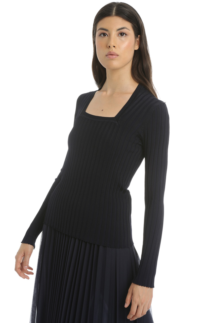 Square neck sweater Intrend Square neck sweater Intrend