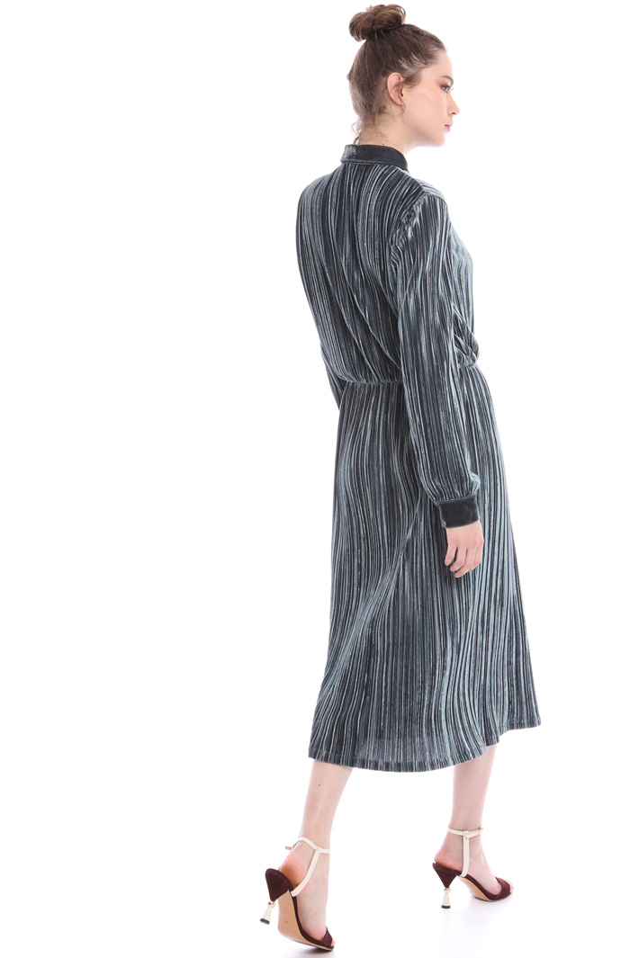 Velvet shirt dress Intrend Velvet shirt dress Intrend