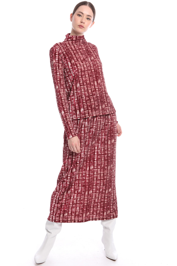 Velvet top and skirt Intrend Velvet top and skirt Intrend
