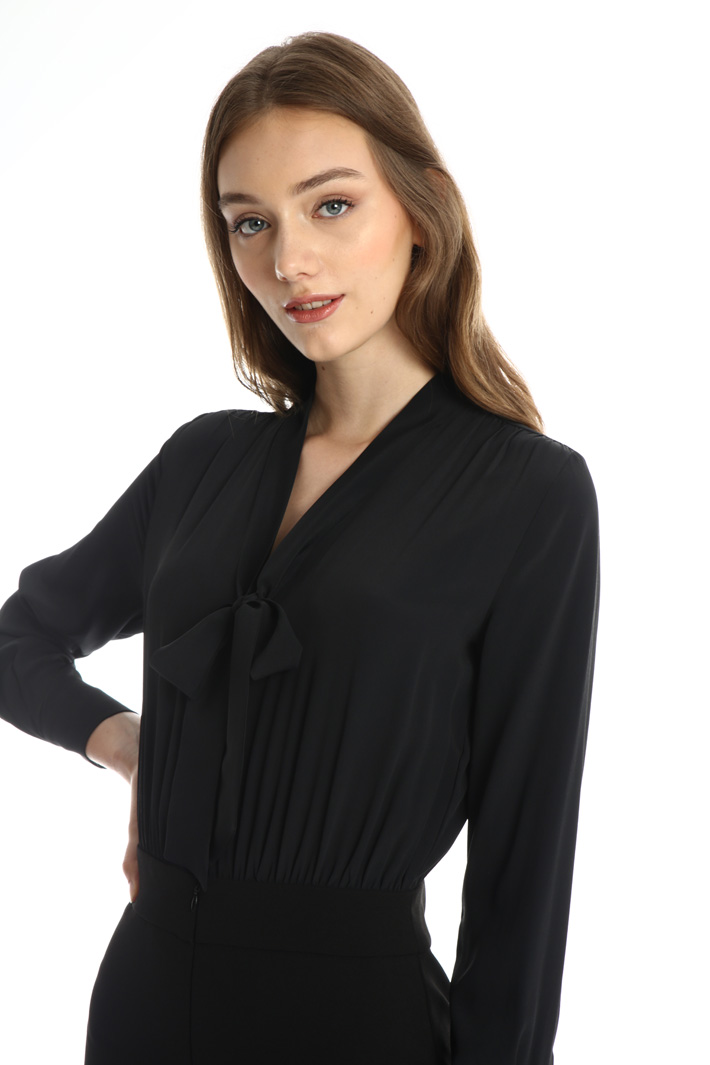 Jersey and crepe jumpsuit Intrend Jersey and crepe jumpsuit Intrend