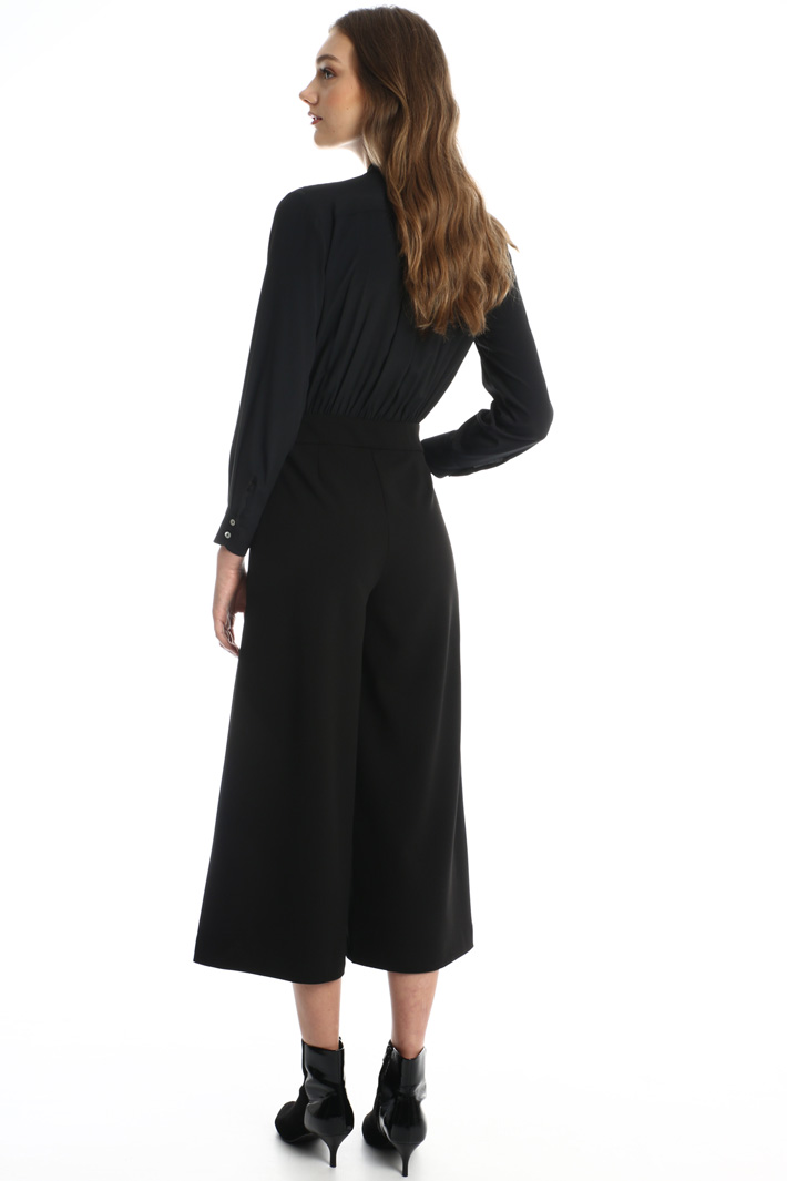Jersey and crepe jumpsuit Intrend Jersey and crepe jumpsuit Intrend