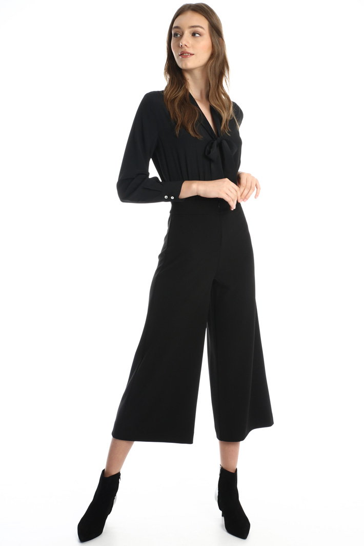 Jersey and crepe jumpsuit Intrend Jersey and crepe jumpsuit Intrend