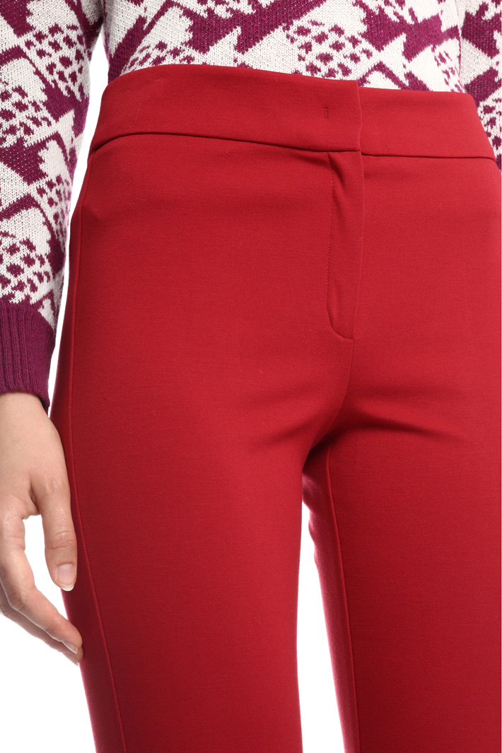 Crop viscose jersey trousers Intrend Crop viscose jersey trousers Intrend