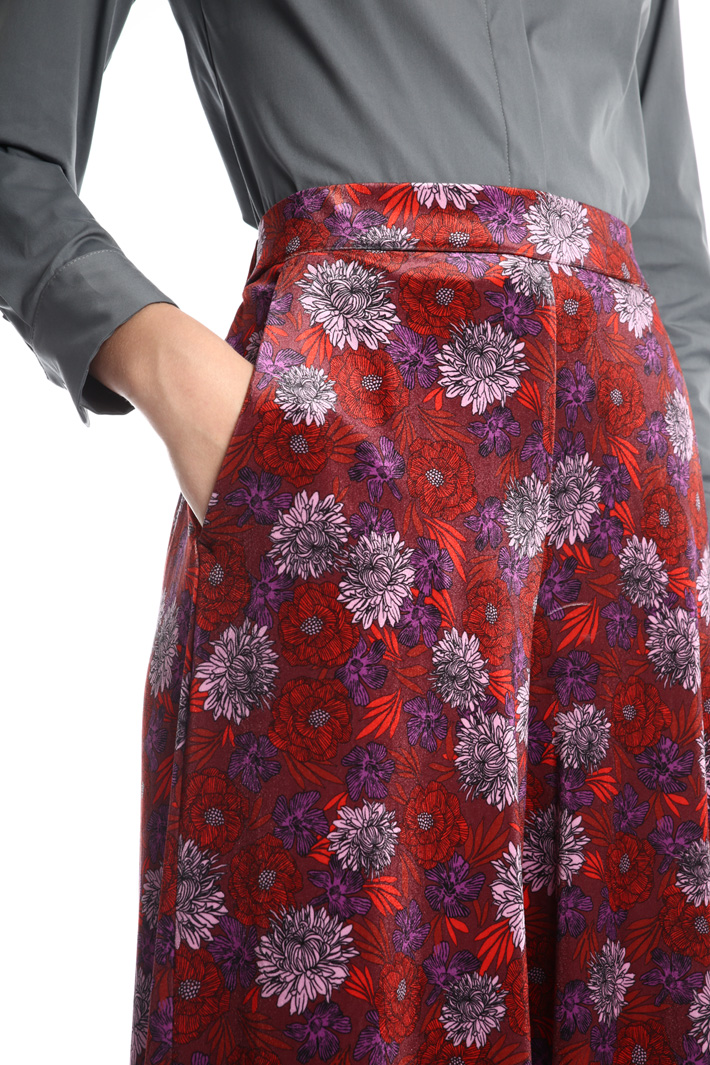 Velvet palazzo trousers Intrend Velvet palazzo trousers Intrend