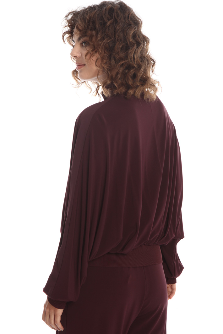 Felpa in jersey modello bomber Intrend Felpa in jersey modello bomber Intrend