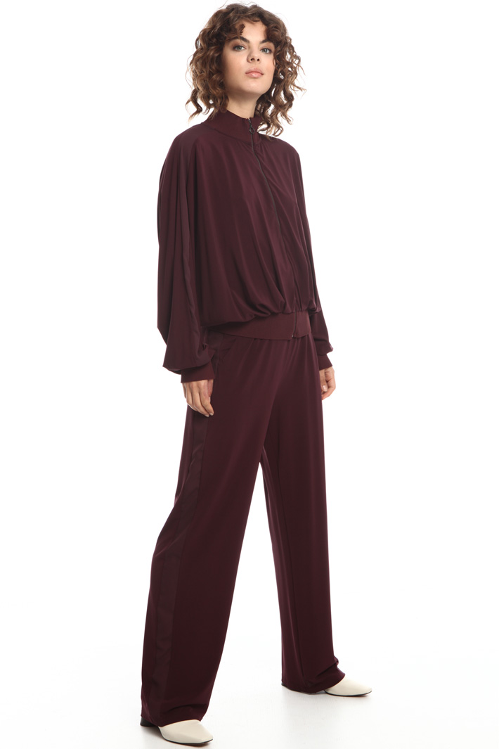 Felpa in jersey modello bomber Intrend Felpa in jersey modello bomber Intrend