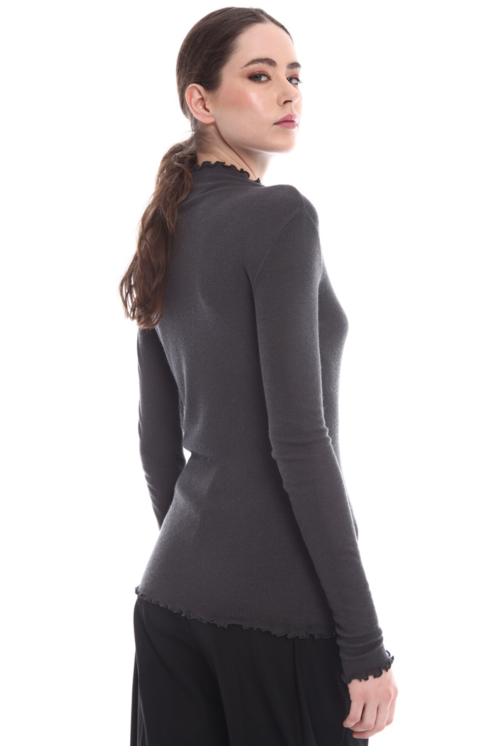 Jersey turtleneck sweater Intrend Jersey turtleneck sweater Intrend