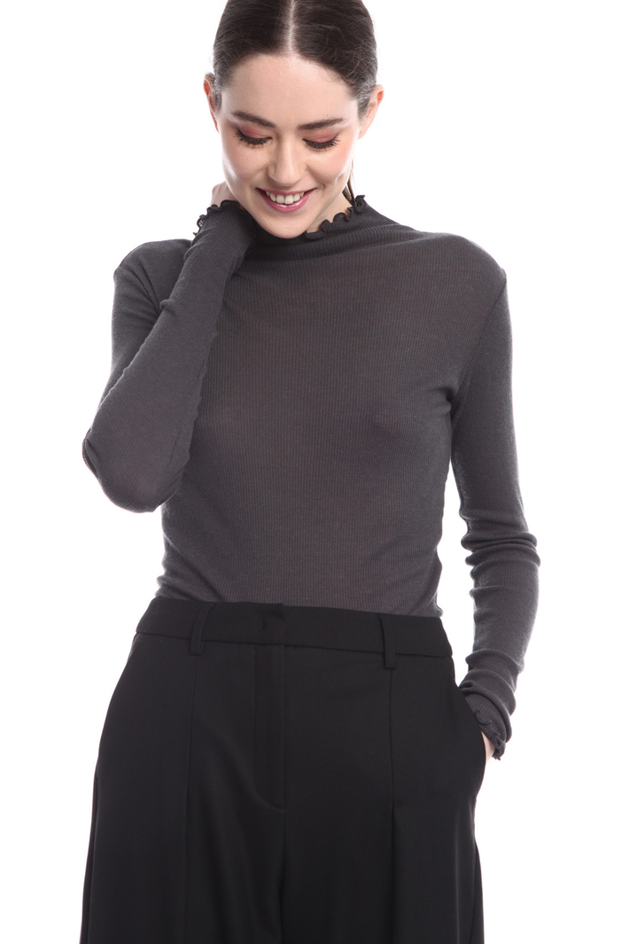 Jersey turtleneck sweater Intrend Jersey turtleneck sweater Intrend