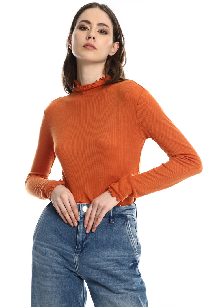 Jersey turtleneck sweater Intrend Jersey turtleneck sweater Intrend