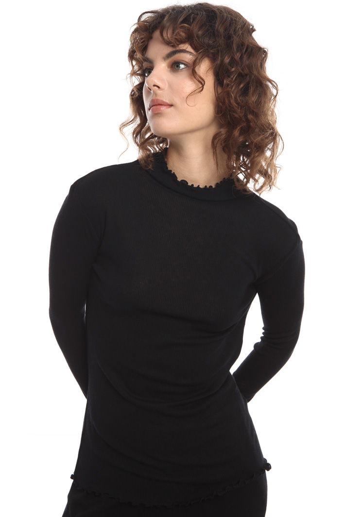 Jersey turtleneck sweater Intrend Jersey turtleneck sweater Intrend