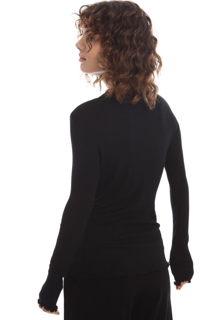 Jersey turtleneck sweater Intrend Jersey turtleneck sweater Intrend