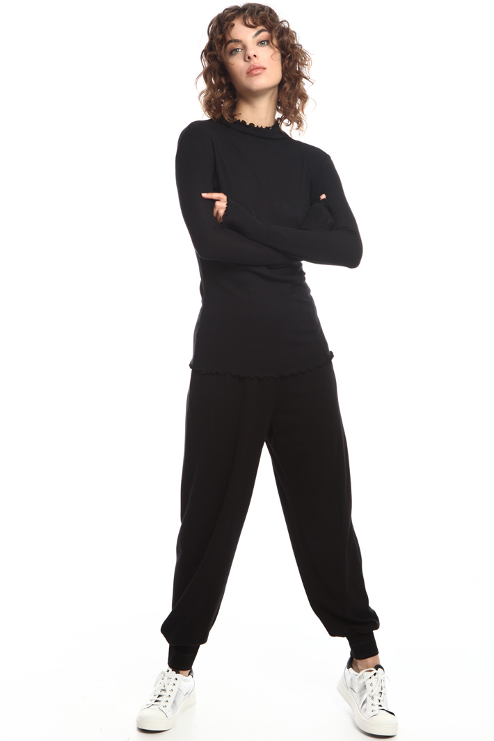 Jersey turtleneck sweater Intrend Jersey turtleneck sweater Intrend