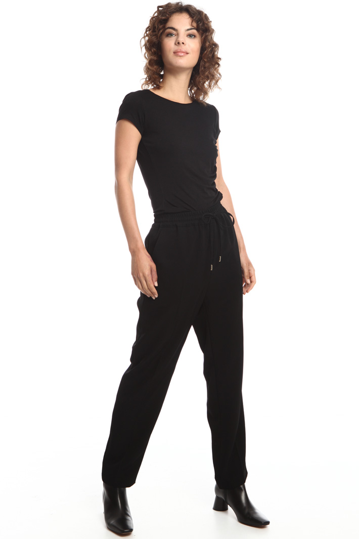 Fitted T-shirt in viscose Intrend Fitted T-shirt in viscose Intrend