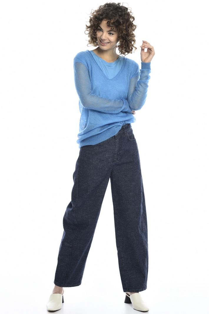 Fitted T-shirt in viscose Intrend Fitted T-shirt in viscose Intrend