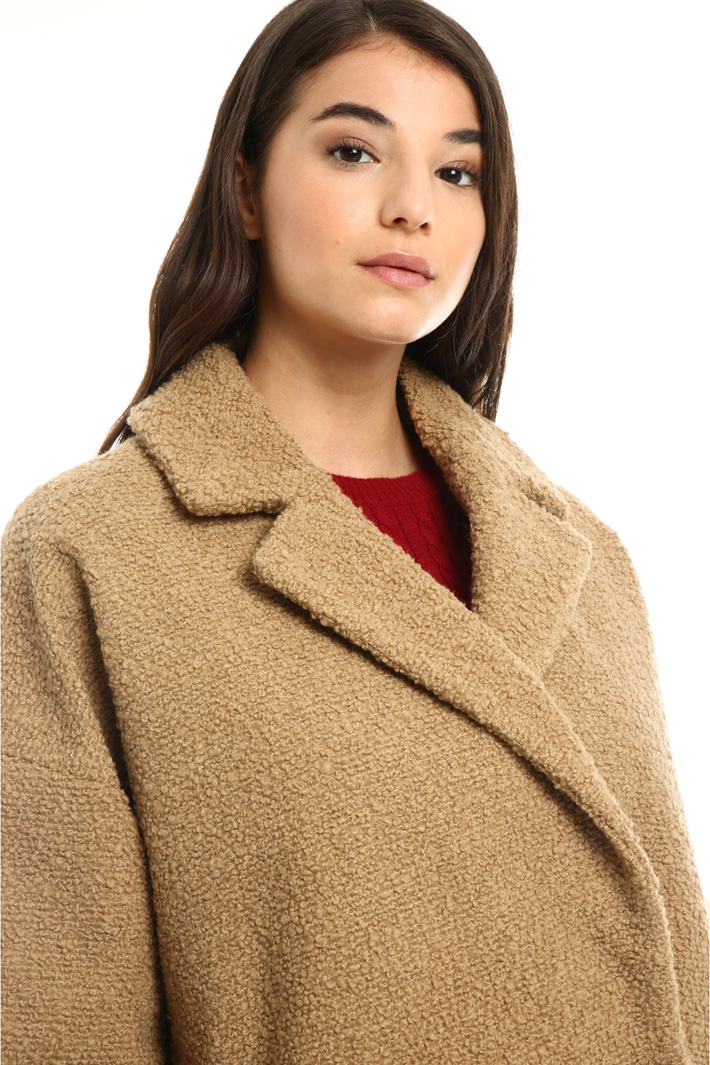 Wool bouclé coat Intrend Wool bouclé coat Intrend
