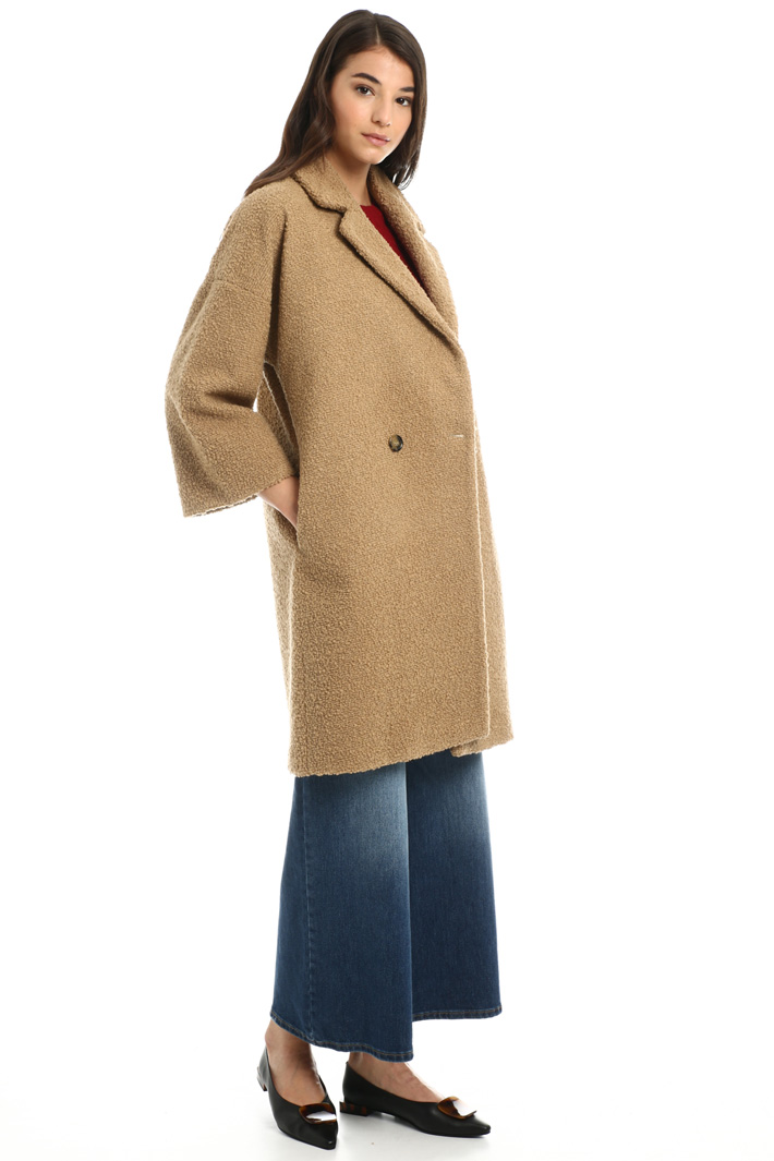 Wool bouclé coat Intrend Wool bouclé coat Intrend