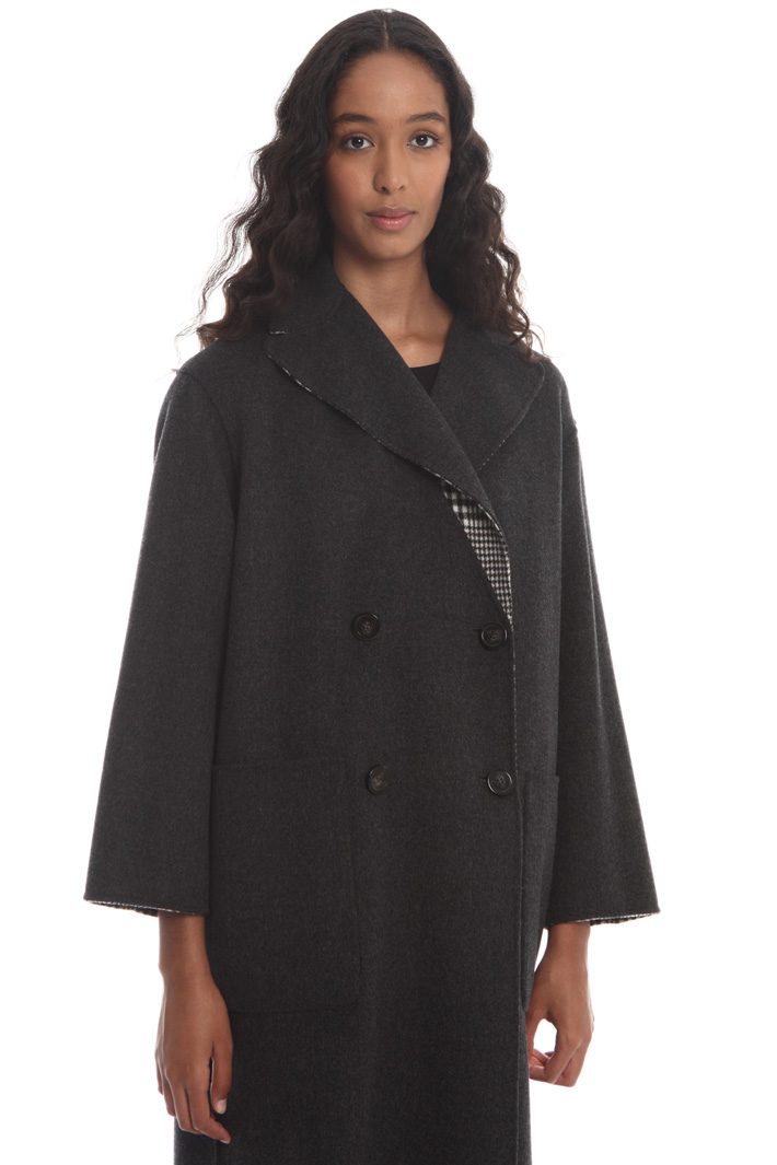 Reversible wool coat Intrend Reversible wool coat Intrend