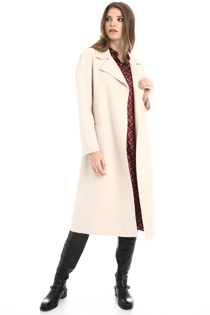 Cappotto a vestaglia in lana Intrend Cappotto a vestaglia in lana Intrend