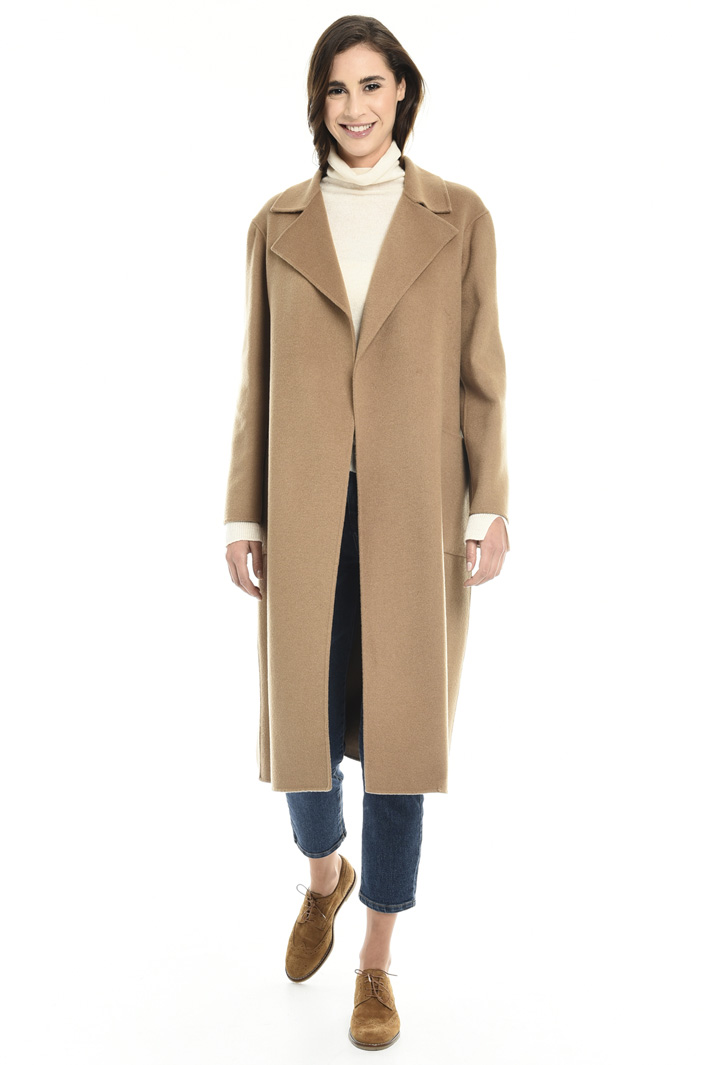 Cappotto a vestaglia in lana Intrend Cappotto a vestaglia in lana Intrend