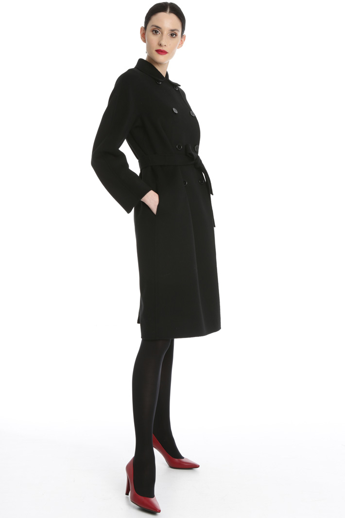 Double-breasted wool coat Intrend Double-breasted wool coat Intrend