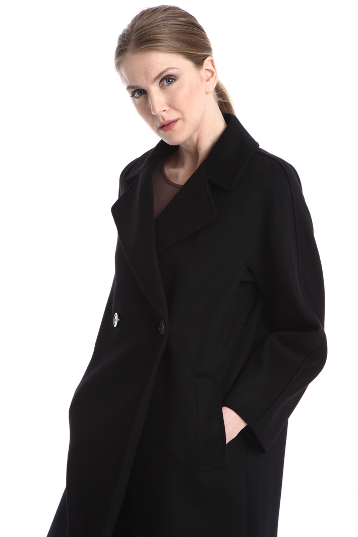 Double-breasted wool coat Intrend Double-breasted wool coat Intrend