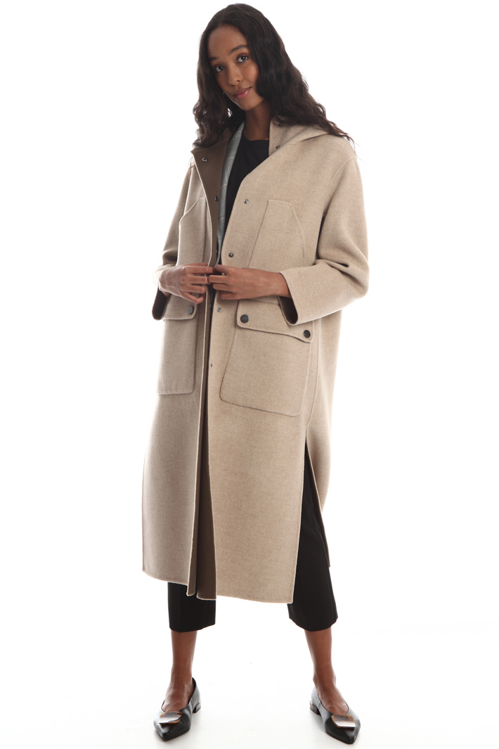 Reversible wool coat Intrend Reversible wool coat Intrend