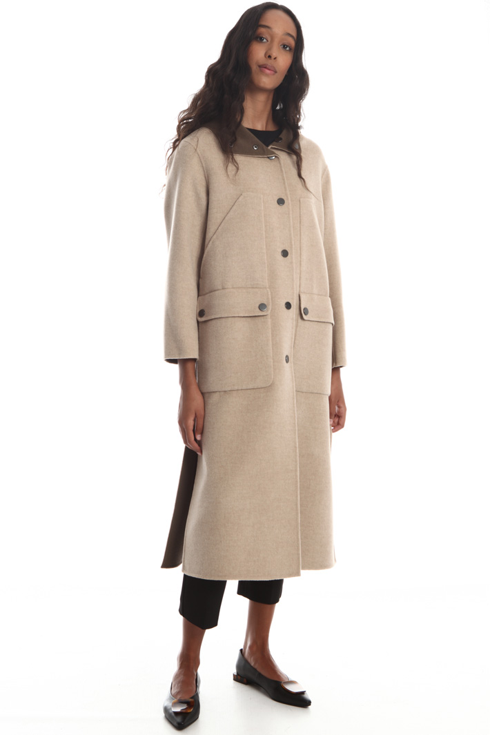 Reversible wool coat Intrend Reversible wool coat Intrend