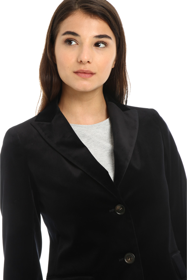 Cotton velvet blazer Intrend Cotton velvet blazer Intrend