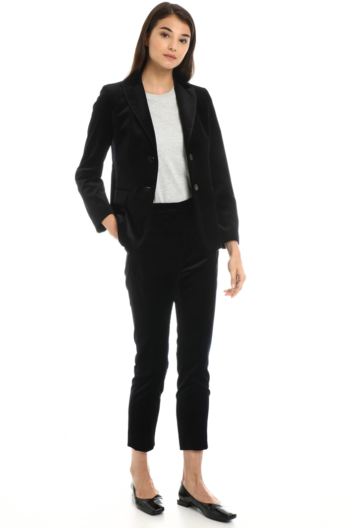 Cotton velvet blazer Intrend Cotton velvet blazer Intrend