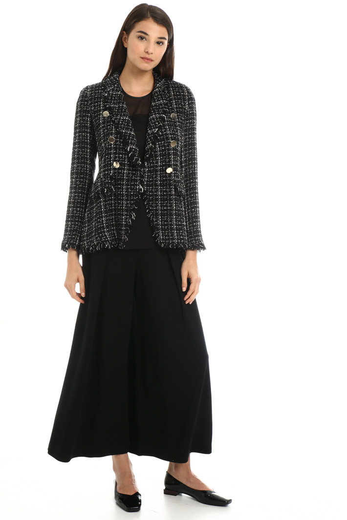 Cotton tweed blazer Intrend Cotton tweed blazer Intrend