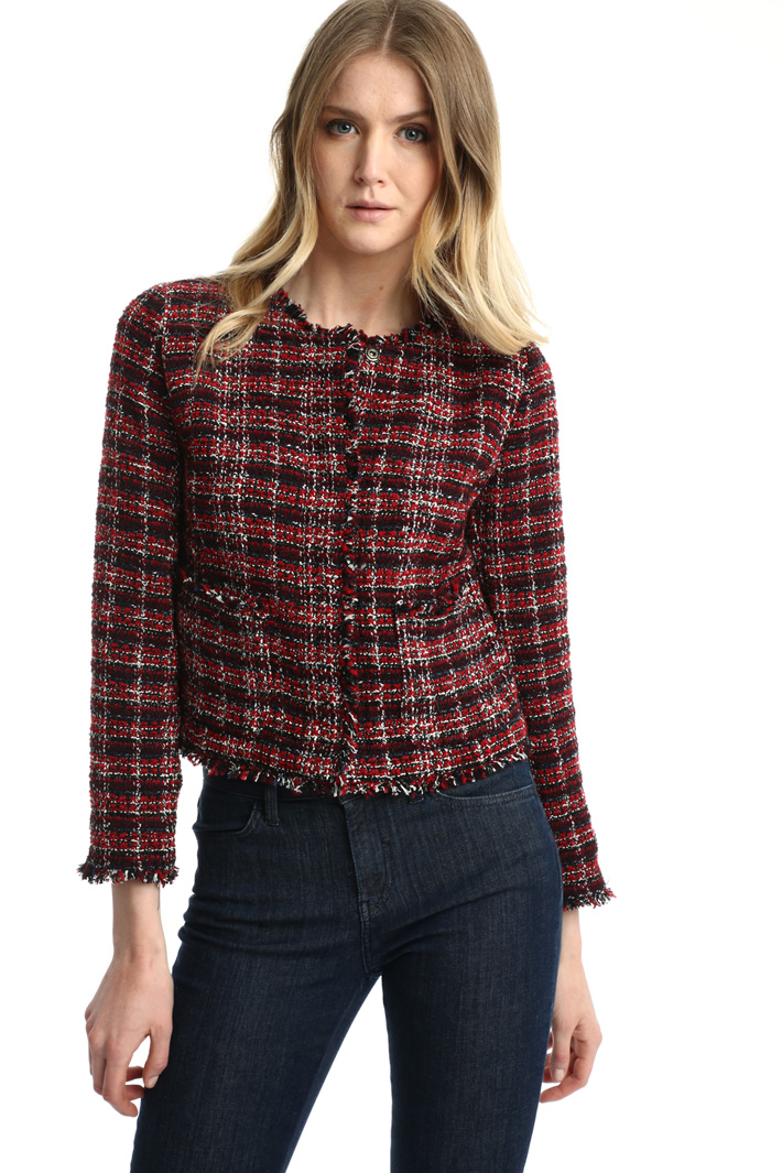 Cotton tweed blazer Intrend Cotton tweed blazer Intrend