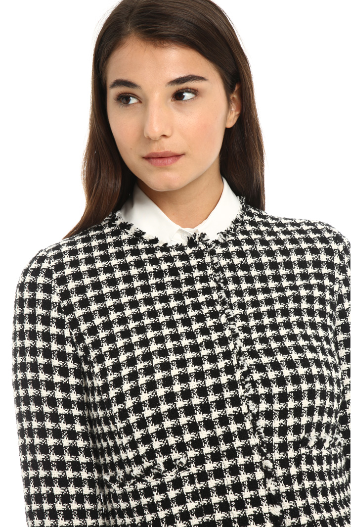 Cotton tweed blazer Intrend Cotton tweed blazer Intrend