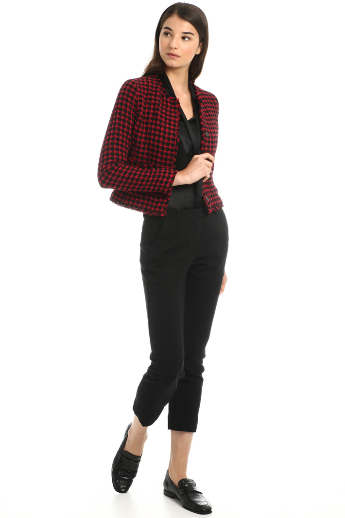 Cotton tweed blazer Intrend Cotton tweed blazer Intrend