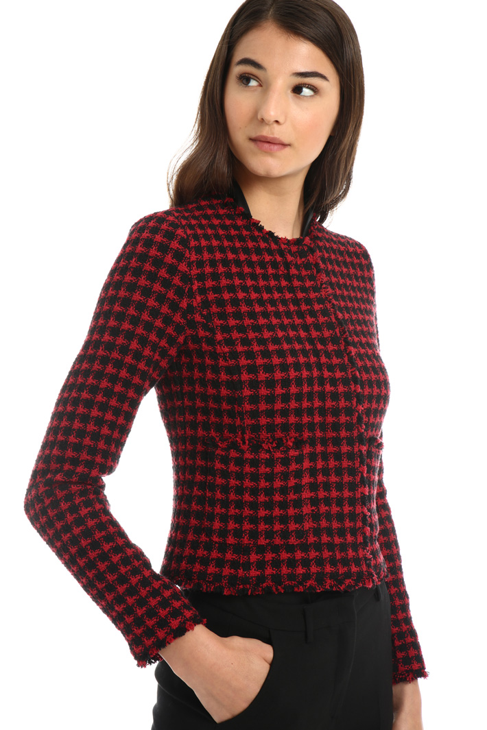 Cotton tweed blazer Intrend Cotton tweed blazer Intrend