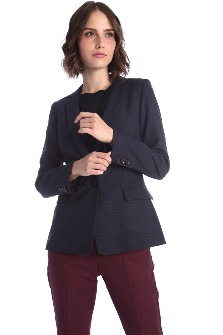 Yarn-dyed flannel blazer Intrend Yarn-dyed flannel blazer Intrend