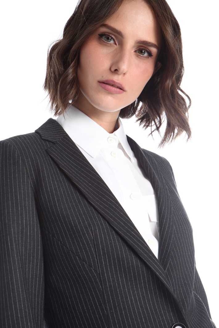 Yarn-dyed flannel blazer Intrend Yarn-dyed flannel blazer Intrend