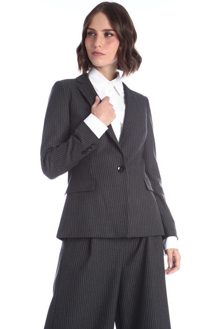 Yarn-dyed flannel blazer Intrend Yarn-dyed flannel blazer Intrend